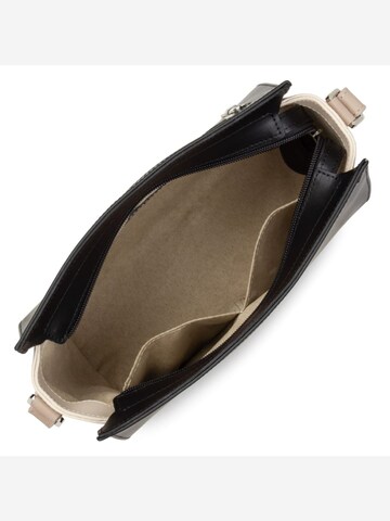 Sac à bandoulière 'Lancaster Sac trotteur Zippée S Smooth Noir - Nude Clair - Nude Foncé' LANCASTER Paris en noir