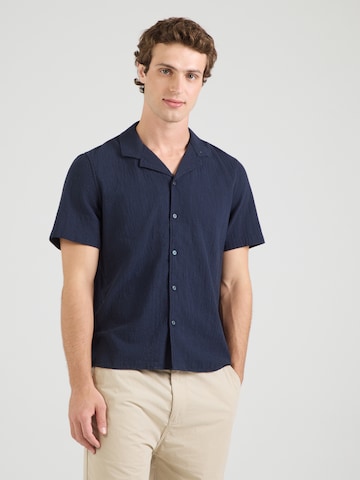Coupe regular Chemise s.Oliver en bleu : devant