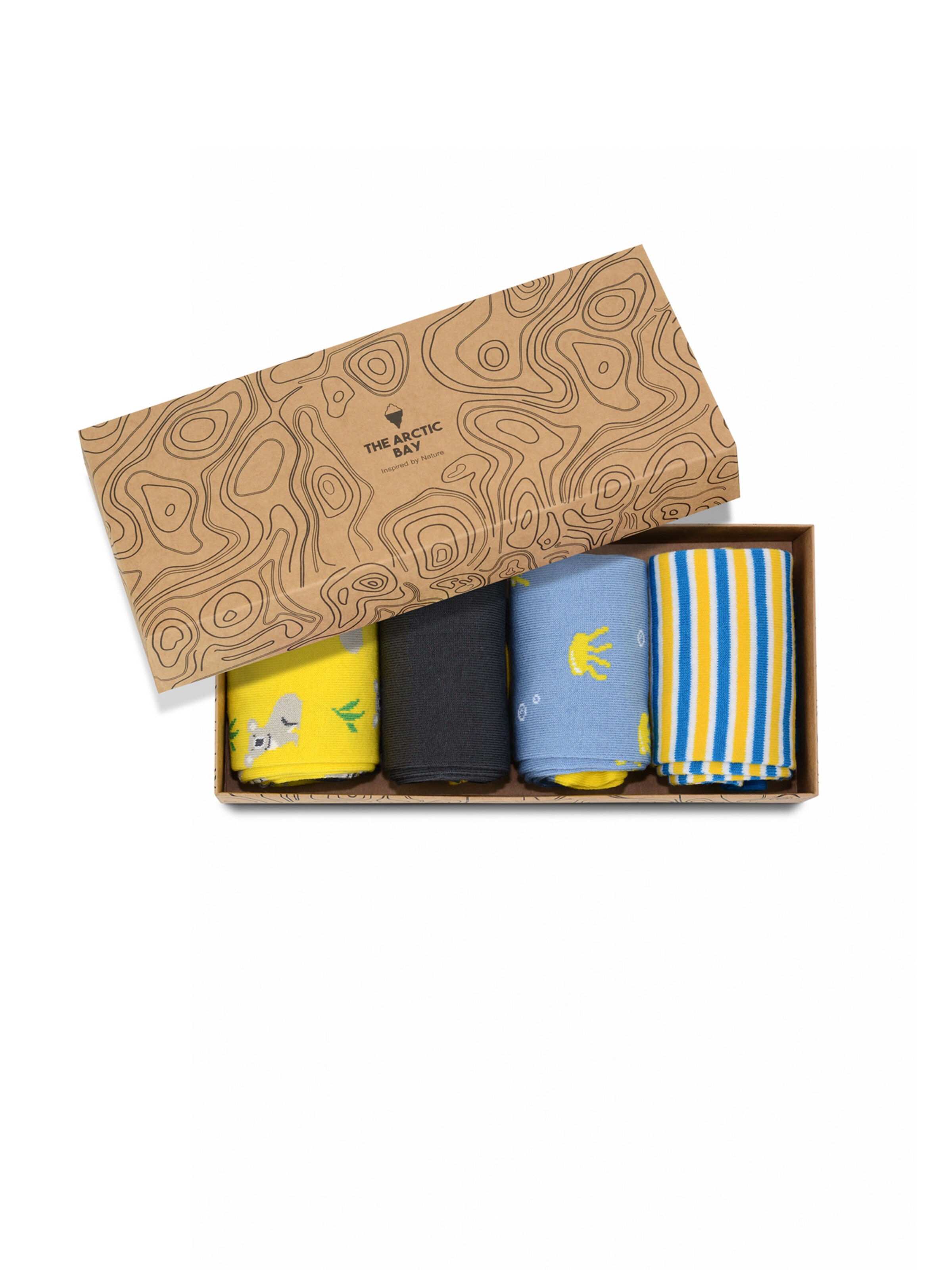 The Arctic Bay - Calcetines 'MANBARRA EDITION Gift box 4 Pack Unisex' en Mezcla de colores