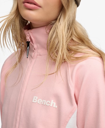 Superdry & Co Sweatvest 'Bench x Superdry & Co' in Roze