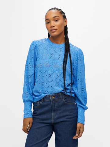 OBJECT Blouse 'Feodora' in Blue: front