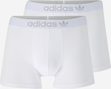 ADIDAS ORIGINALS Boxer shorts in White: front