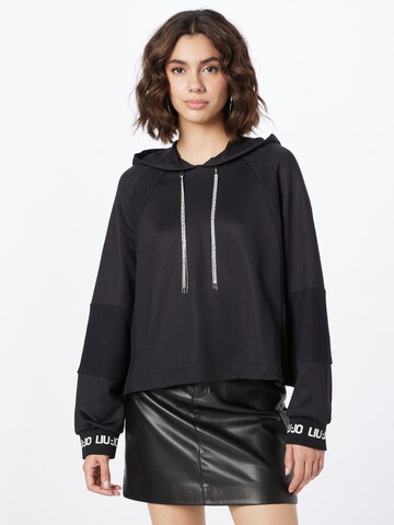 Liu Jo Sweatshirt 'Chiusa' in Black: front