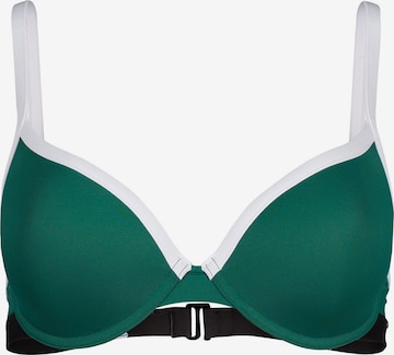 Skiny Bikini top in Green: front