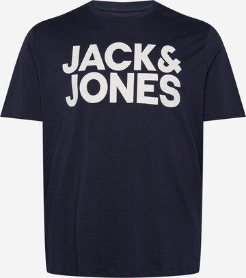 Jack & Jones Plus Shirt in Blauw: voorkant