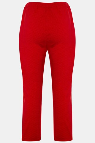 Coupe slim Pantalon Ulla Popken en rouge