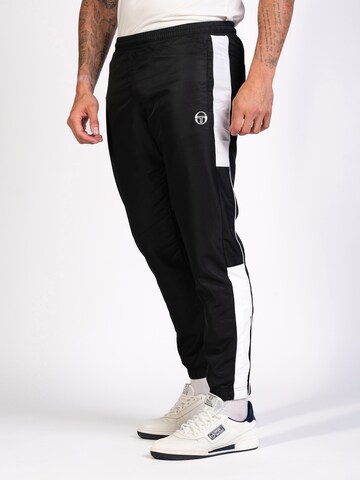 Sergio Tacchini Tapered Workout Pants 'ABITA' in Black: front