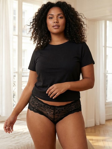 Slip Trendyol Curve en bleu : devant