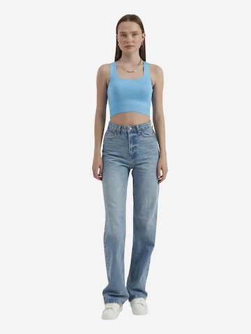 Hiccup Top 'Crop Top'‌‌‌‌‌‌‌‌‌ in Blau