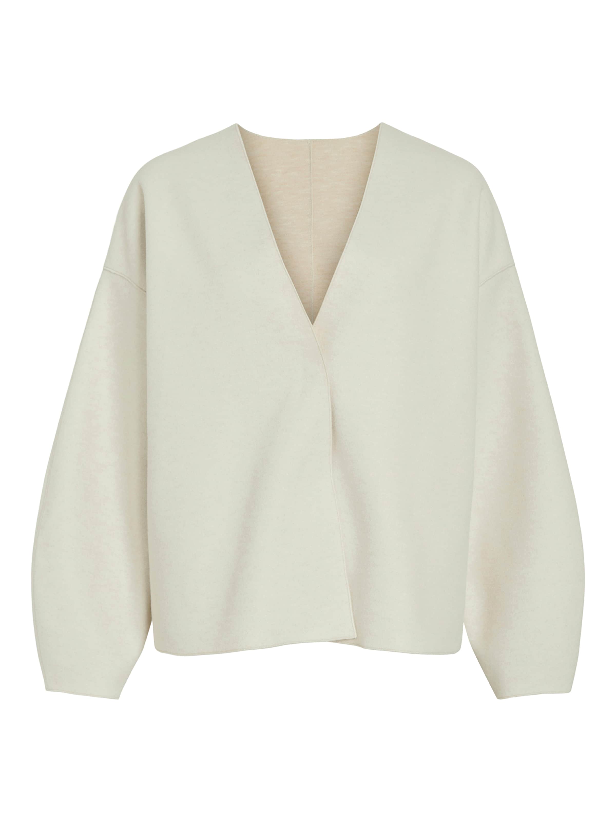 VILA Övergångsjacka 'VIJuice' i vit: framsida