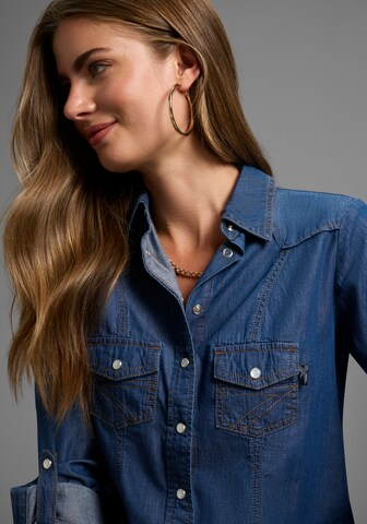 ARIZONA Bluse in Blau