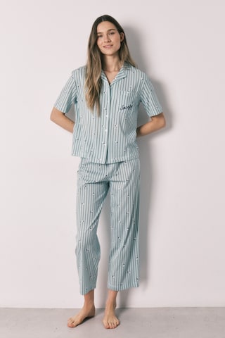Women' Secret Pyjama in Groen: voorkant