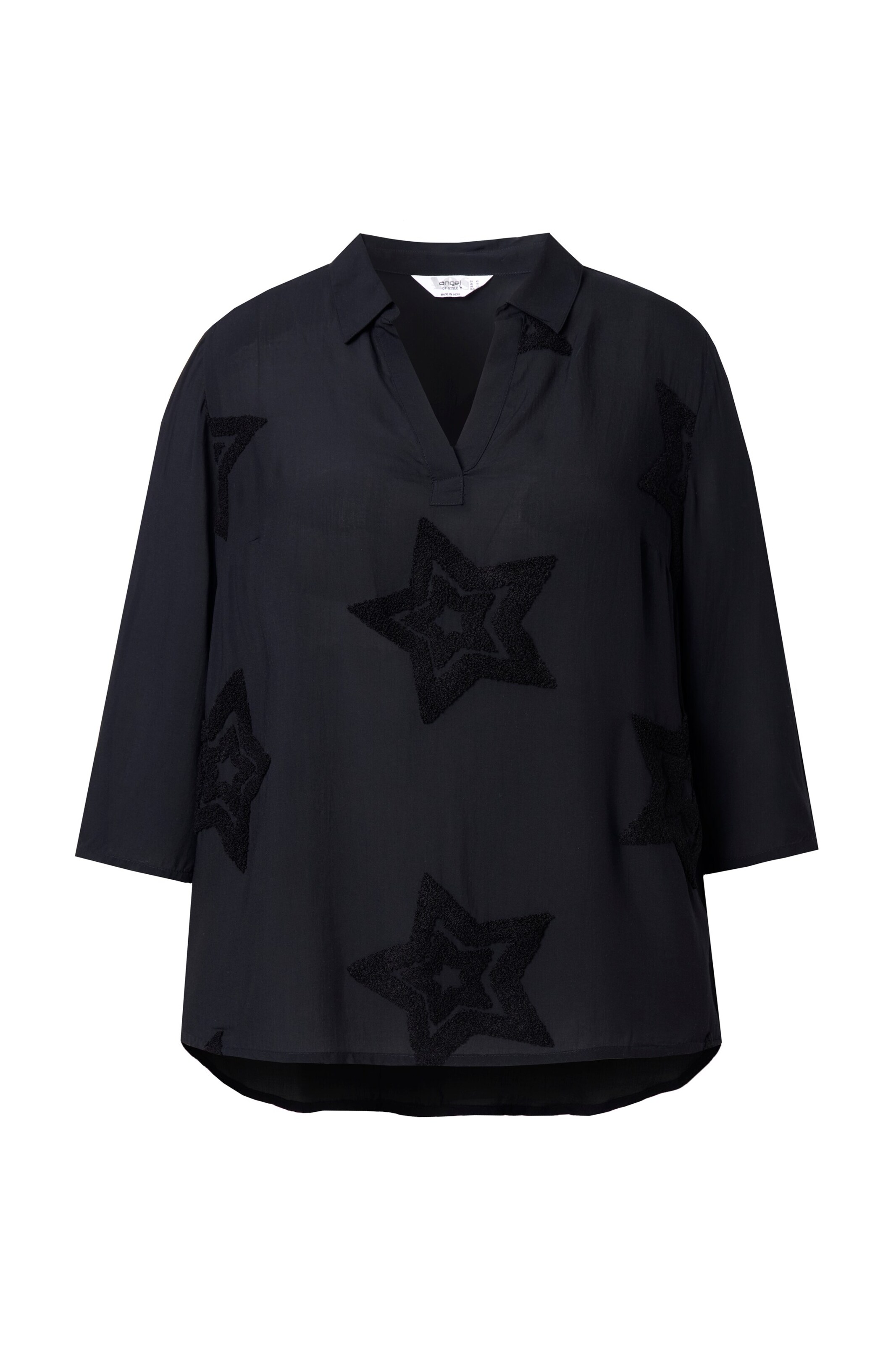 Angel of Style Hemdbluse in schwarz, Produktansicht