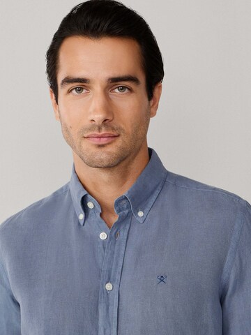 Coupe regular Chemise 'Ess' Hackett London en bleu