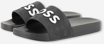 Chaussures ouvertes BOSS en noir : devant