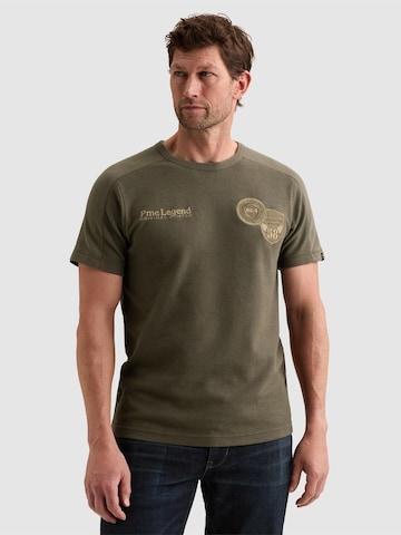 PME Legend Paita 'Piqué T-shirt with artworks' värissä vihreä: etupuoli
