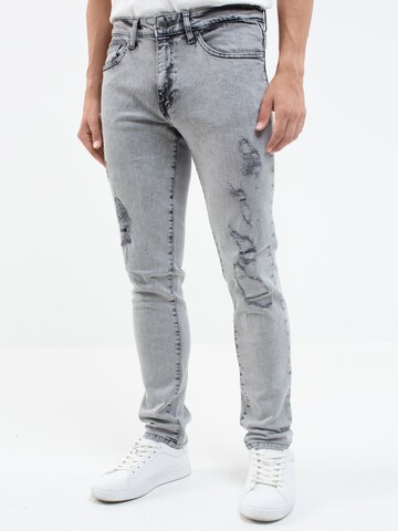 BIG STAR Regular Jeans 'TERRY' in Grijs: voorkant
