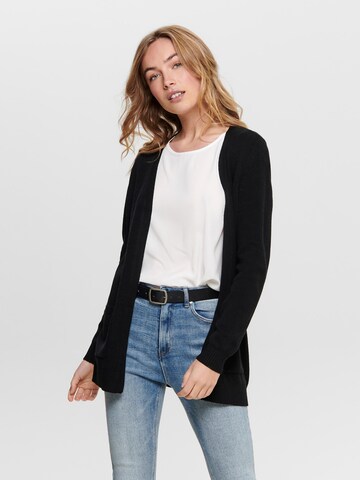 Cardigan 'Lesly' ONLY en noir : devant