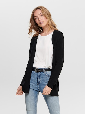 ONLY Knit Cardigan 'Lesly' in Black: front