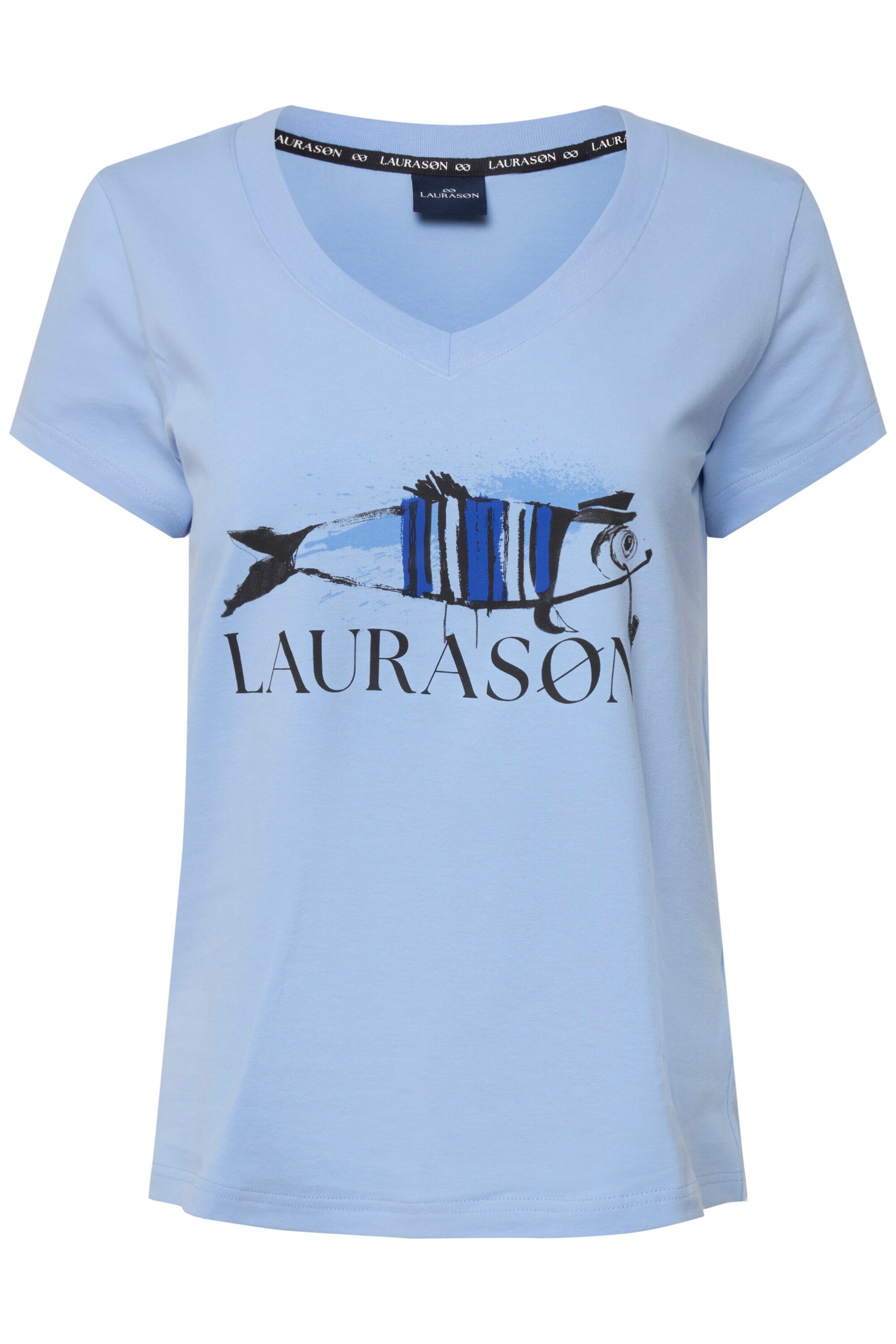 LAURASØN Shirt in Blue: front