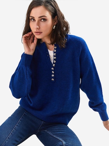 Pull-over 'Pullover' Bianco Lucci en bleu