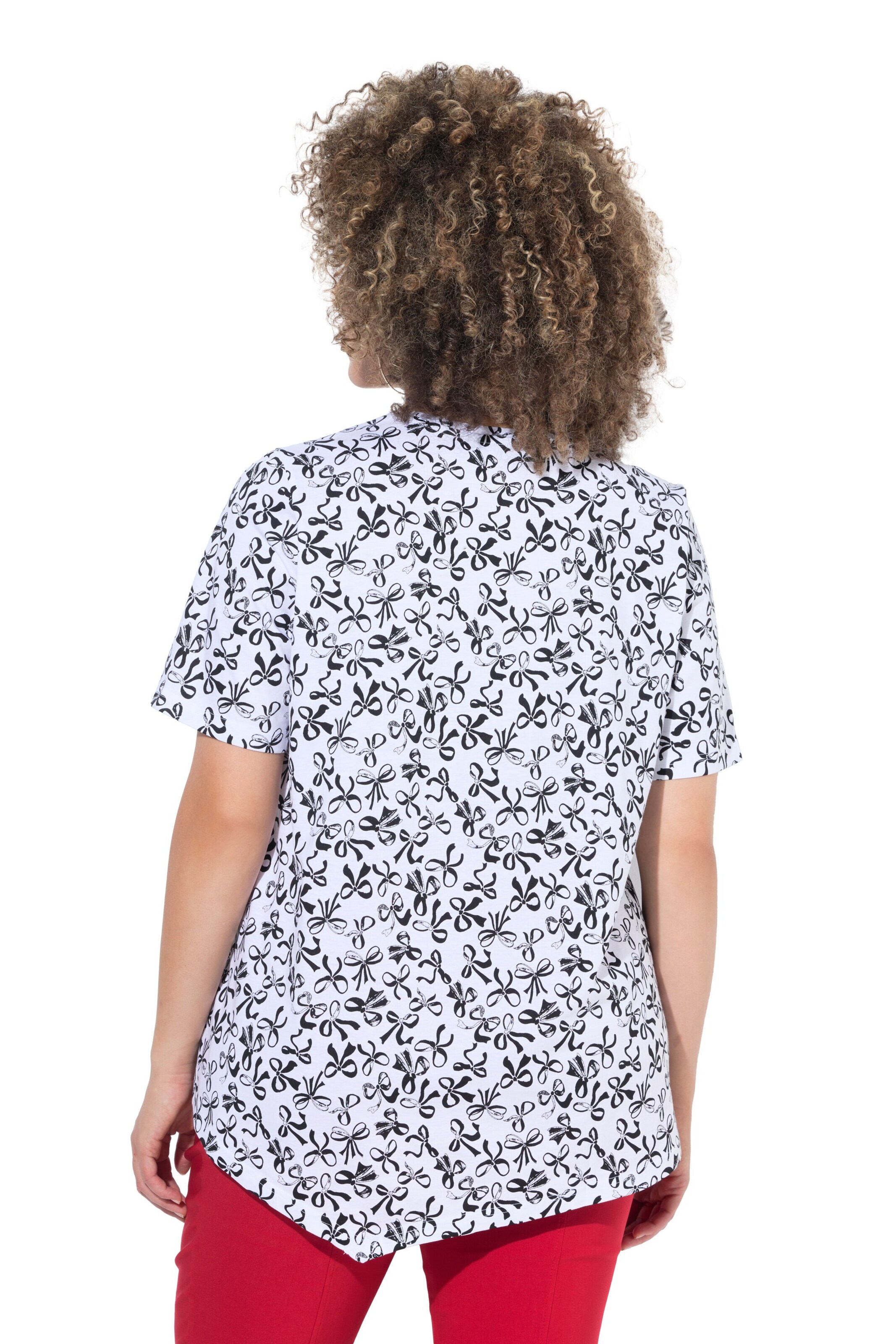 T-shirt Ulla Popken en blanc