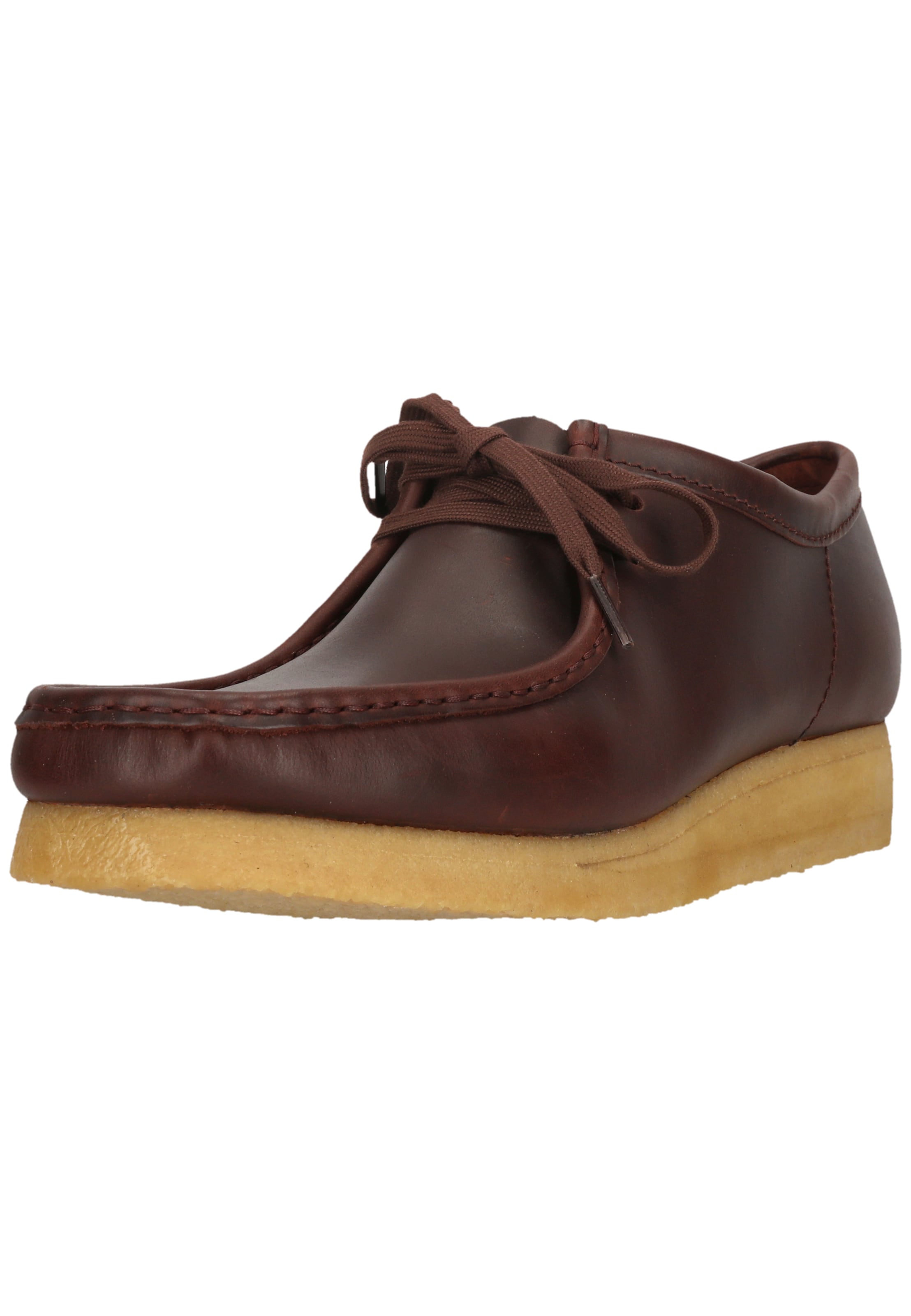 CLARKS Schnürschuhe 'Wallabee' in Rot: Vorderseite