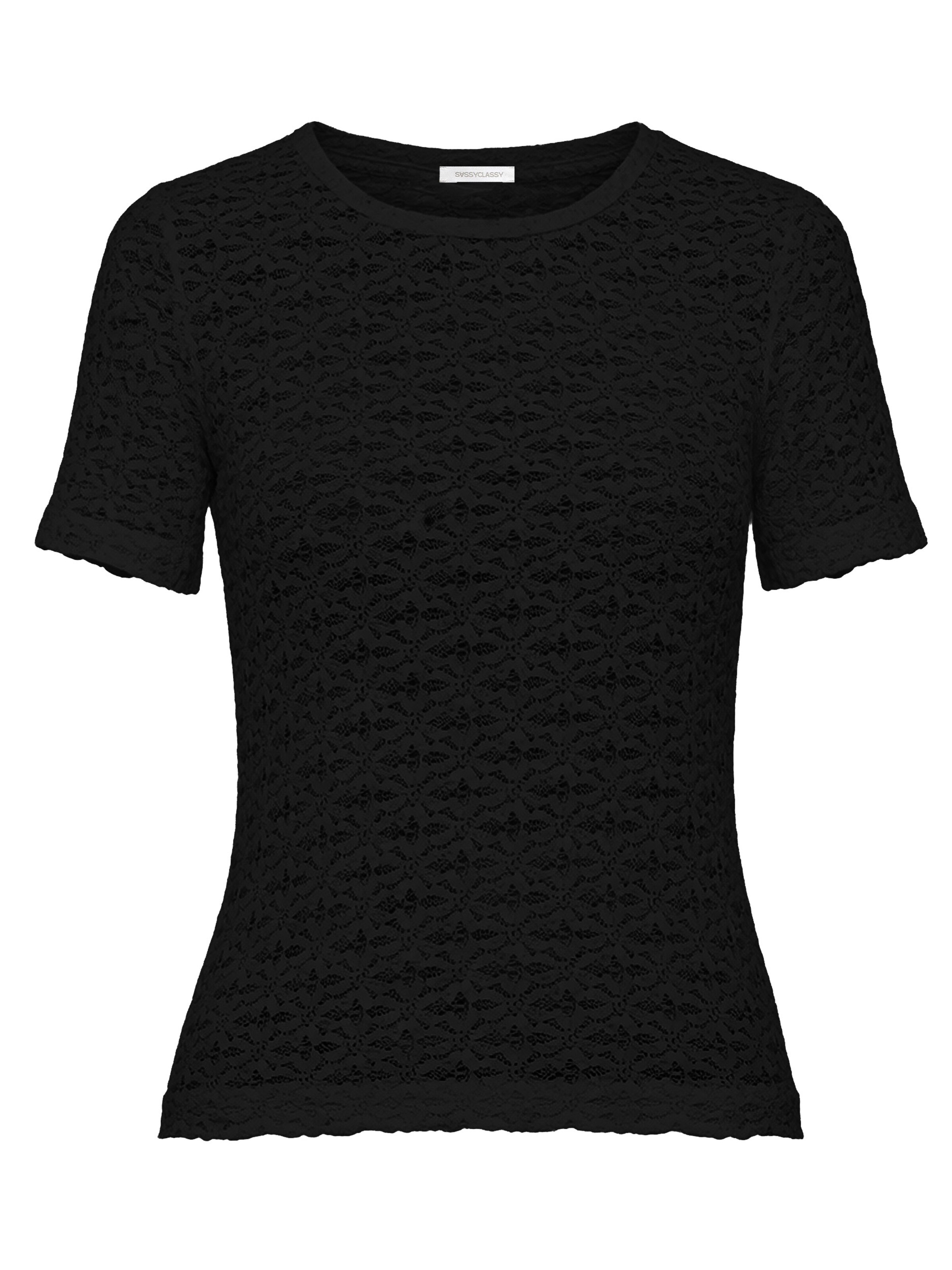 SASSYCLASSY Shirt‌‌‌‌‌‌‌‌ in Schwarz: Vorderseite