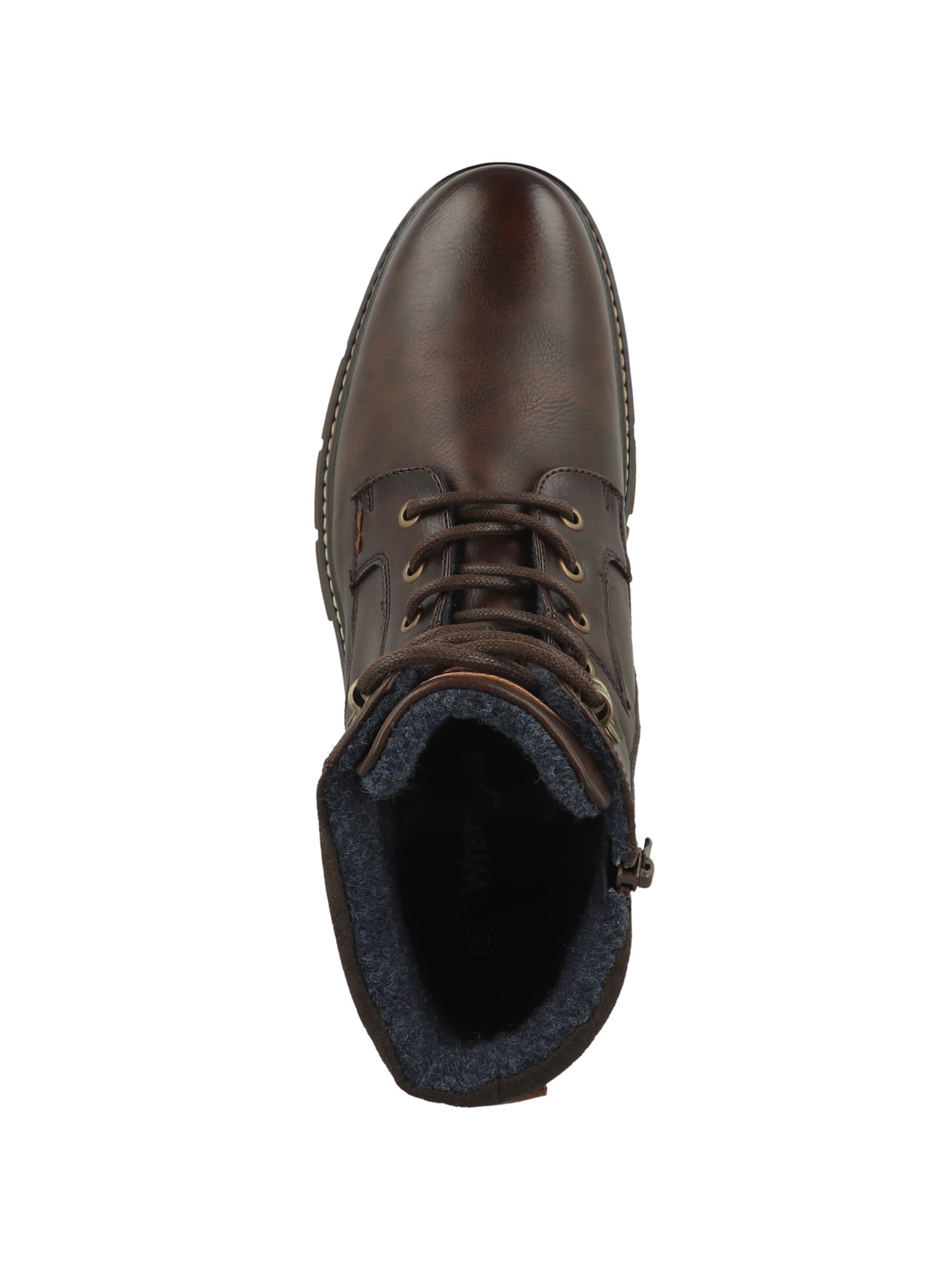 WRANGLER Schnürboots ' Morgan ' in Braun