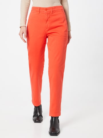 Lauren Ralph Lauren Chino hlače 'GABBY' | oranžna barva: sprednja stran
