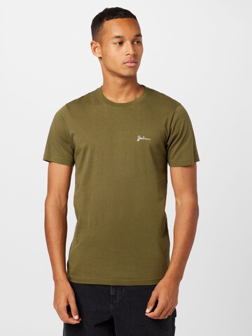 DENHAM - Camisa em verde: frente