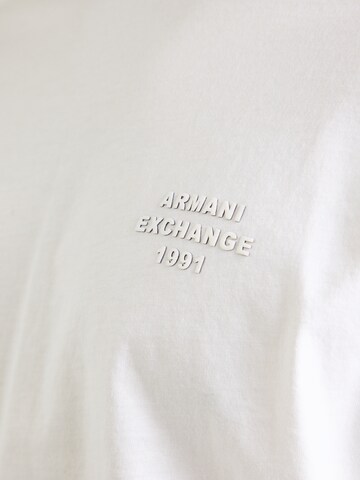 ARMANI EXCHANGE T-shirt i vit