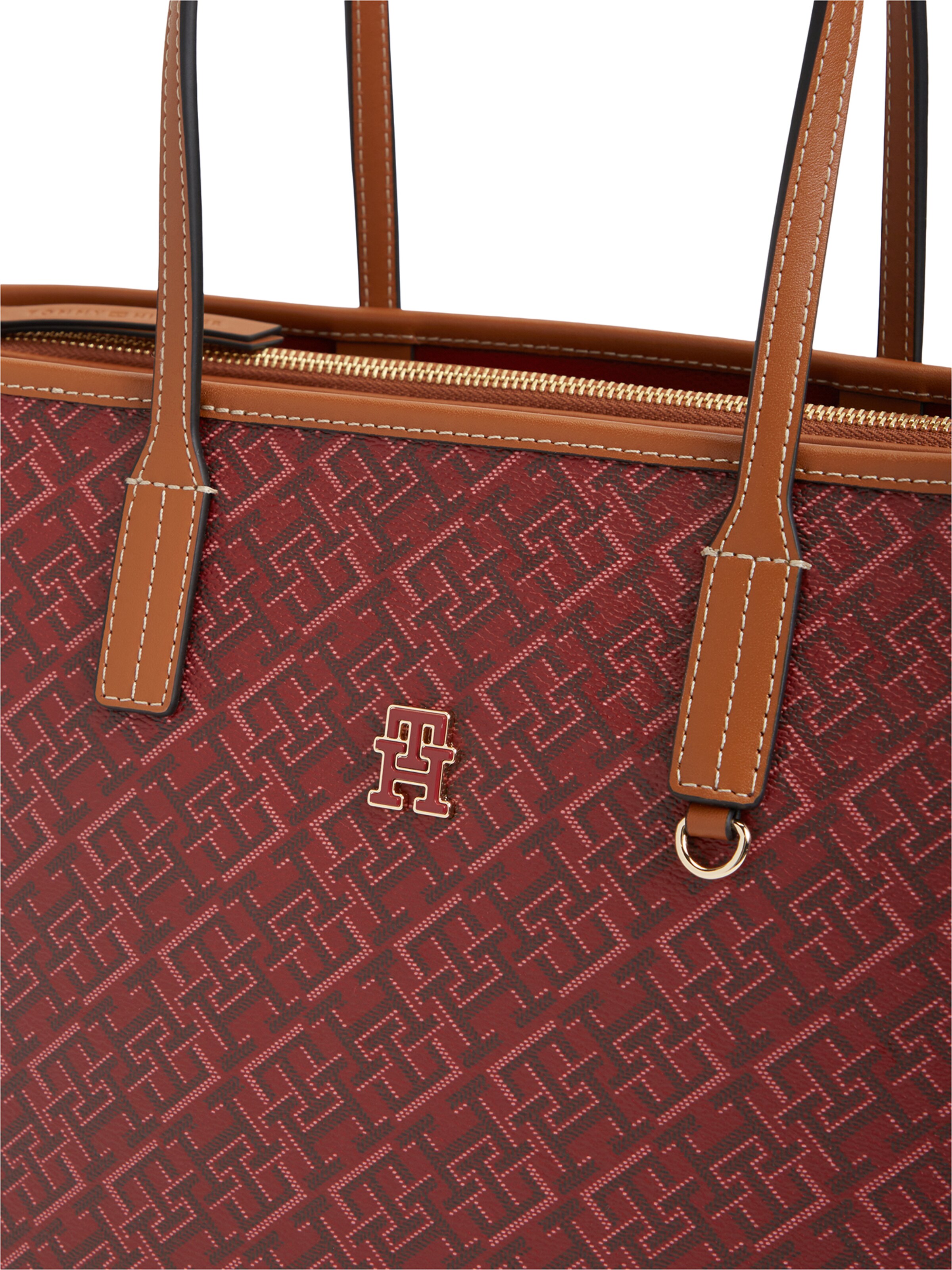 TOMMY HILFIGER Shopper táska 'MONOPLAY' - piros