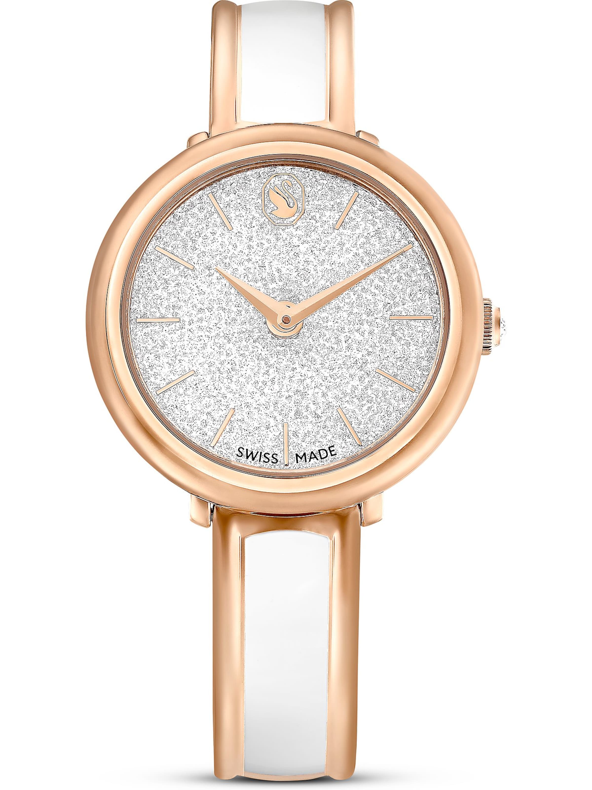 Swarovski Uhr in Weiß: Vorderseite