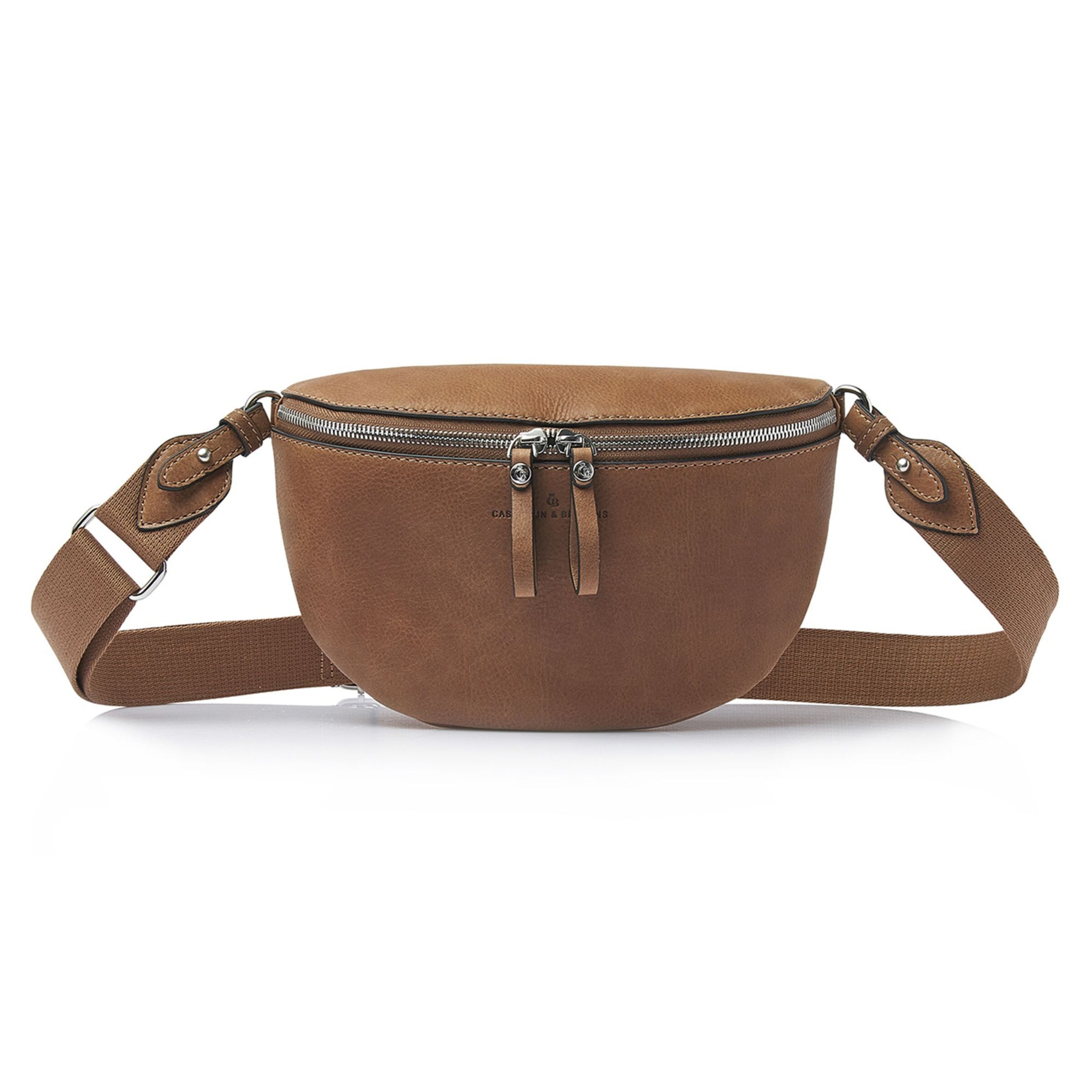 Borsa a tracolla 'Carisma' di Castelijn & Beerens in marrone: frontale