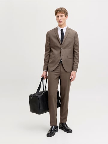 Coupe slim Pantalon à plis 'JPRSOLARIS' JACK & JONES en marron