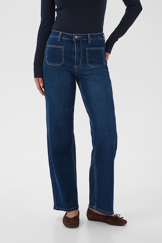 Kaffe Regular Jeans in Blauw: voorkant