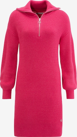 TAMARIS Knitted dress in Pink: front