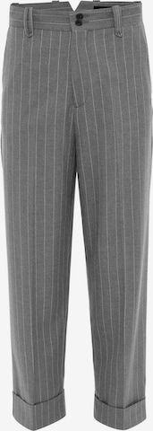 AntiochLoosefit Hlače na crtu - siva boja: prednji dio