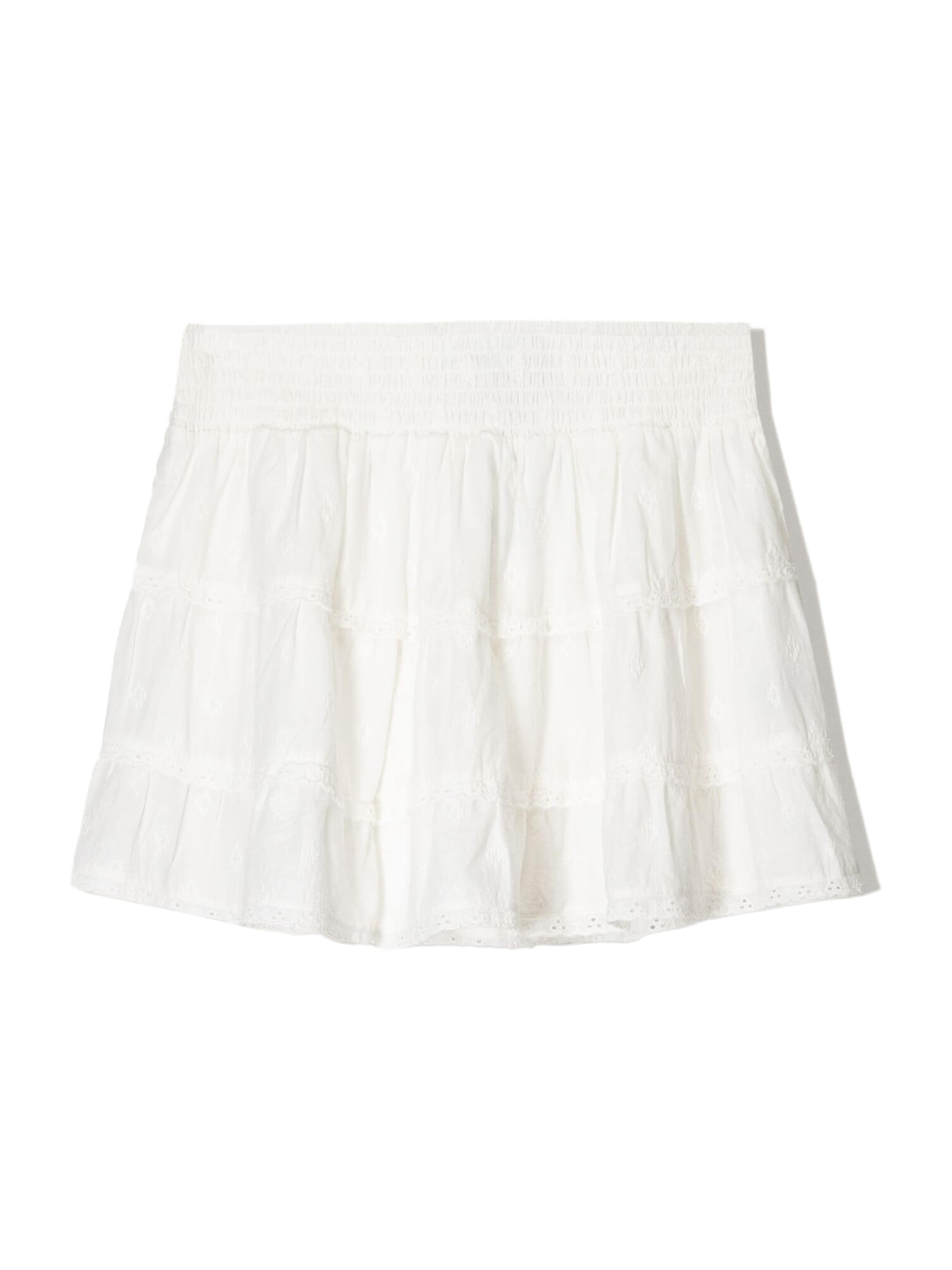 Bershka Spódnica w kolorze biały: przód