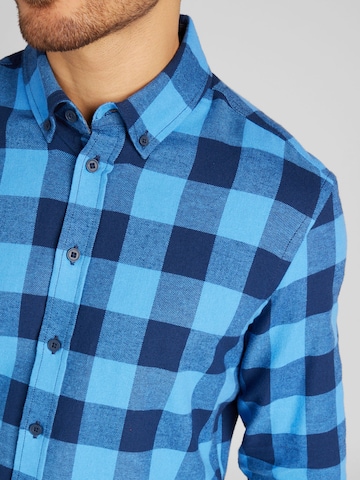 BLEND Regular fit Риза в синьо