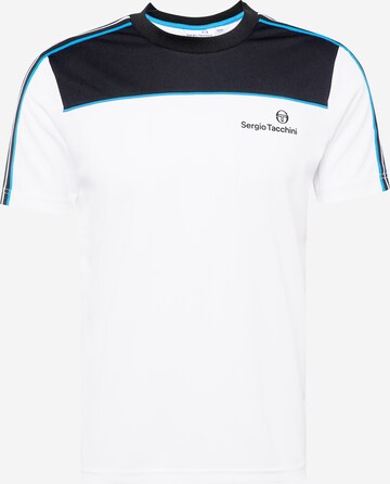 Sergio Tacchini Functioneel shirt 'LISTA' in Wit: voorkant