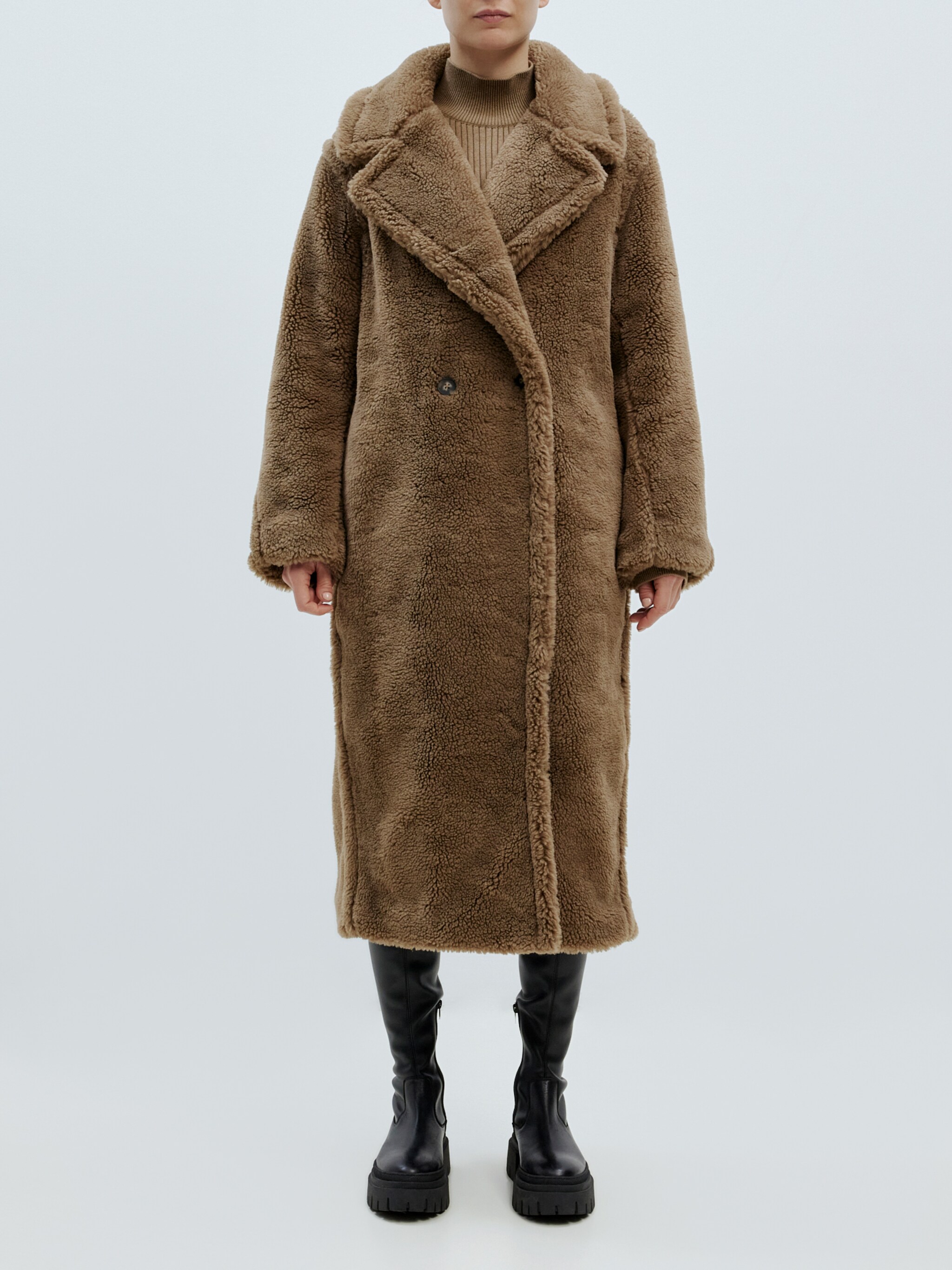 EDITED Produkte Mantel 'Lya' (GRS) sepia