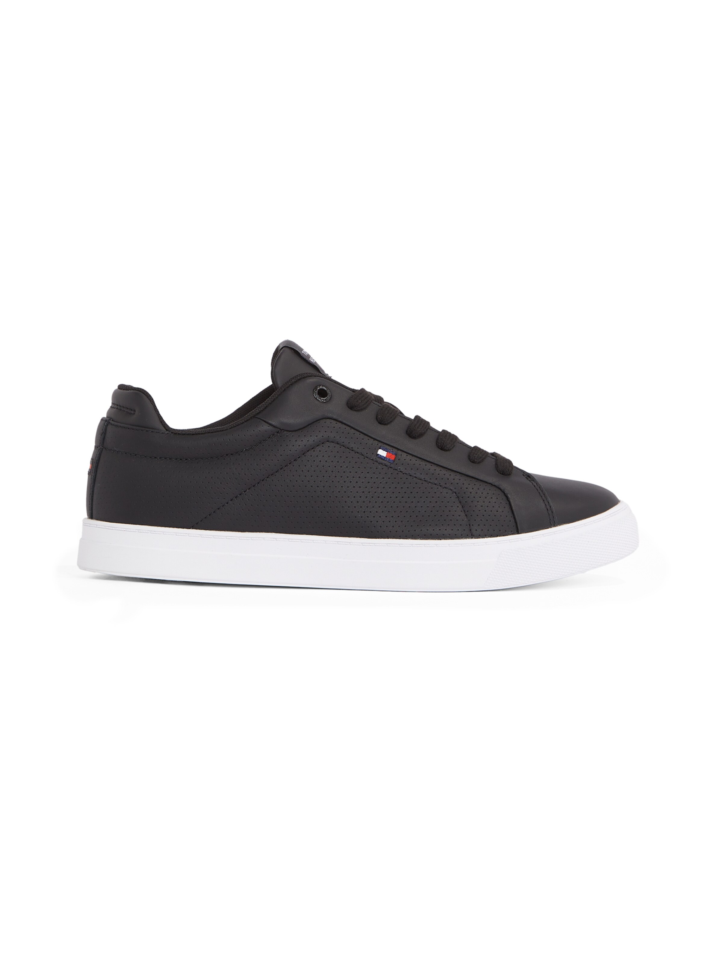 Baskets basses 'Icon Court' TOMMY HILFIGER en noir