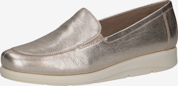 CAPRICE Classic Flats in Silver: front