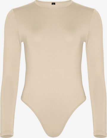 Squad the label Shirtbody in Beige: predná strana