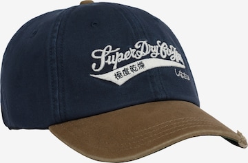 Casquette 'Contrast Peak' Superdry & Co en bleu : devant