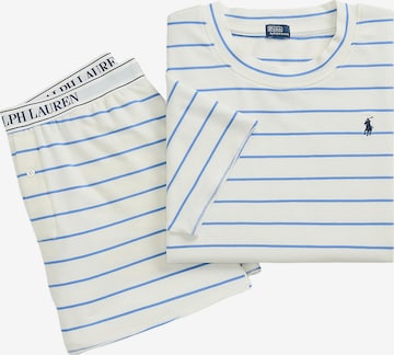 Pyjama ' Club Terry ' Polo Ralph Lauren en blanc : devant