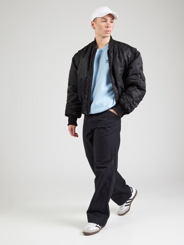 Sweat-shirt 'Essentials' ADIDAS ORIGINALS en bleu