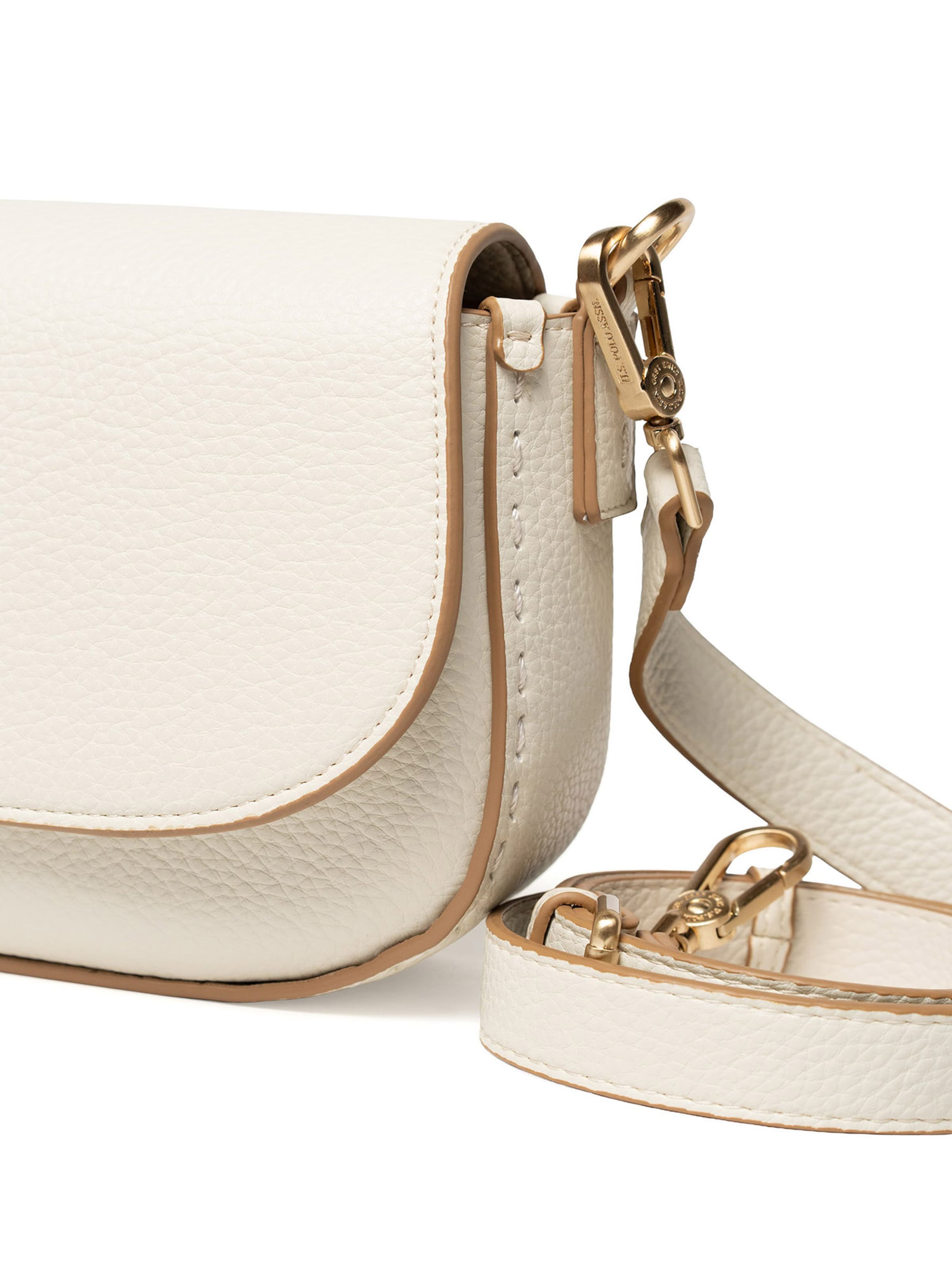 Borsa a spalla di U.S. POLO ASSN. in bianco